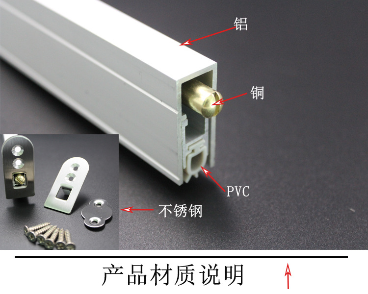 95视频在线观看网站95视频网RDA-31C(U2) 铝合金门底防尘器